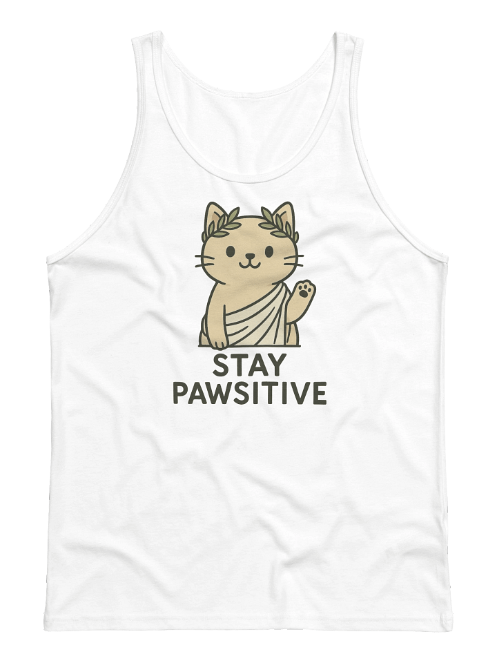 STAY PAWSITIVE TANK TOP product image (1)