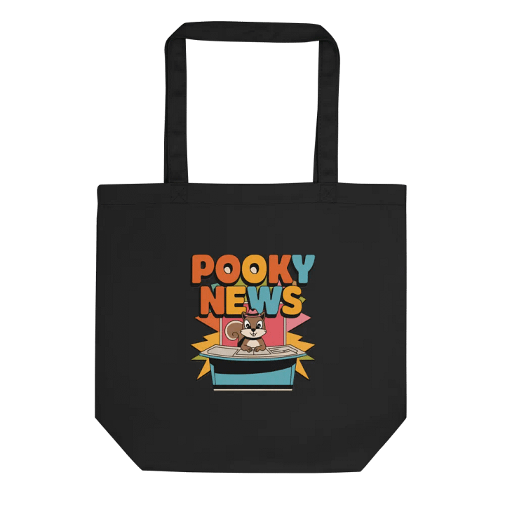 Pooky News Eco-Friendly Tote Bag product image (1)