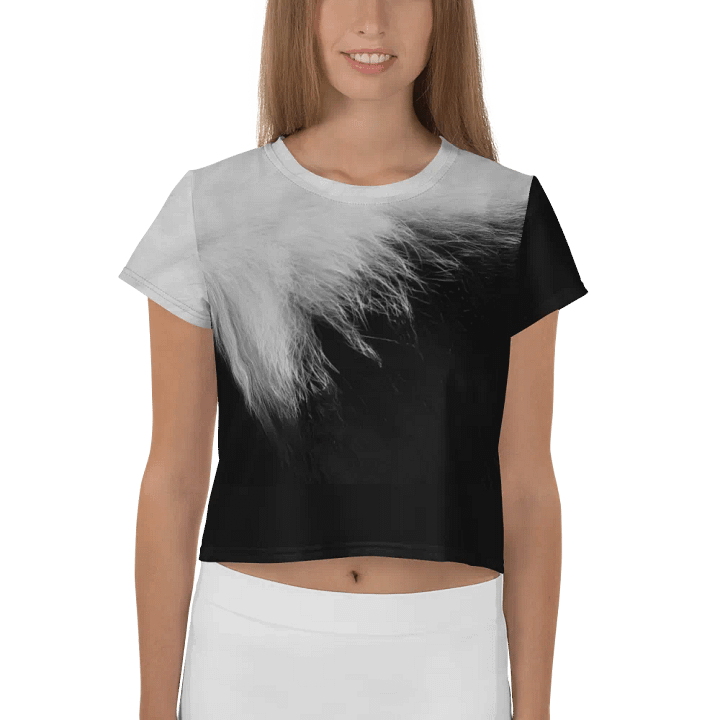 Tuxedo Cat Crop Tee product image (1)