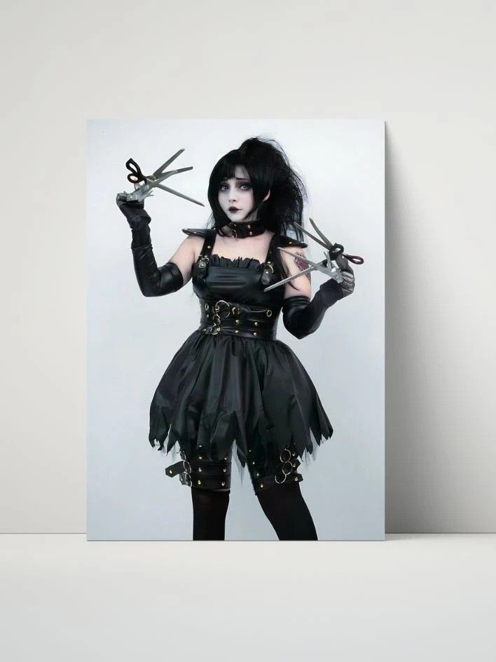 Edward Scissorhands Metal Print - Cosplayer: JuicyJinxs product image (1)