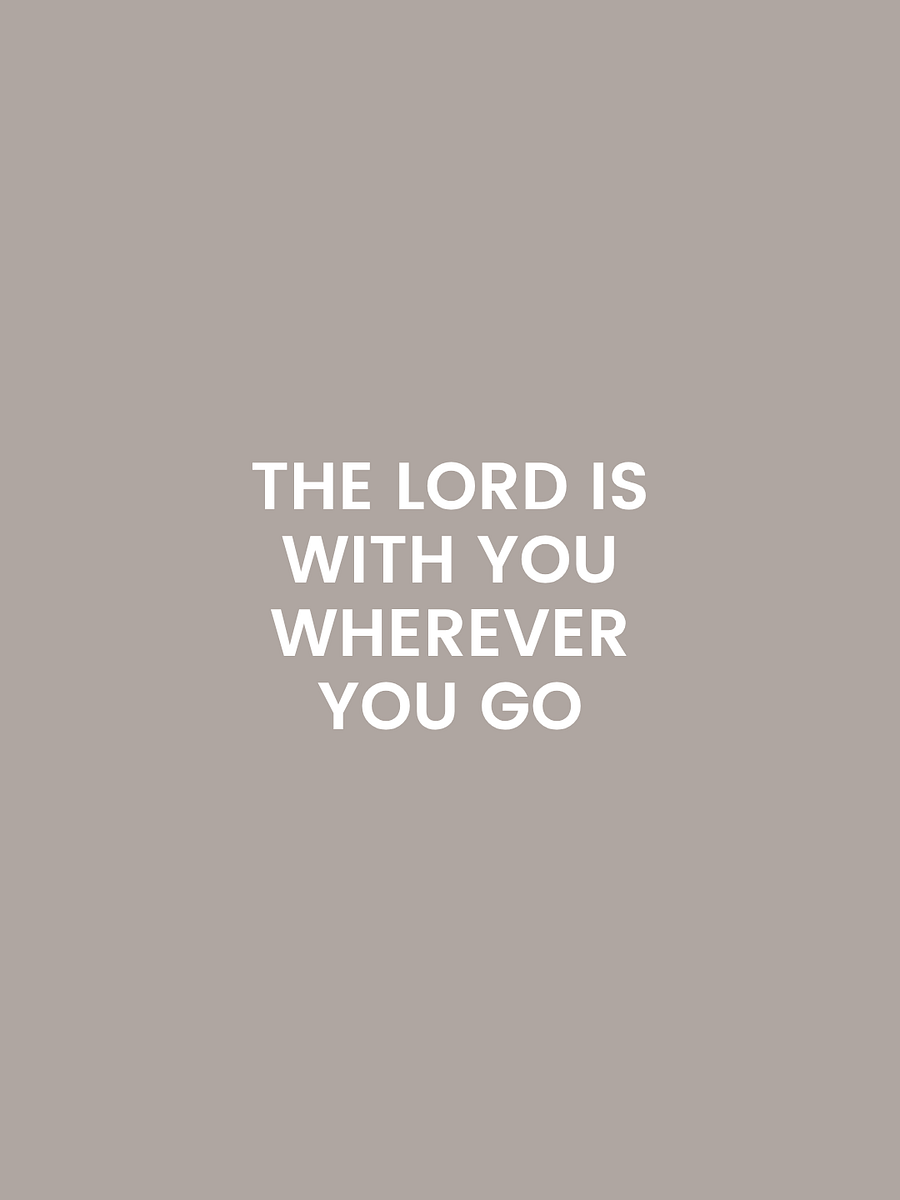 The Lord Is With You Whenever You Go. product image (2)