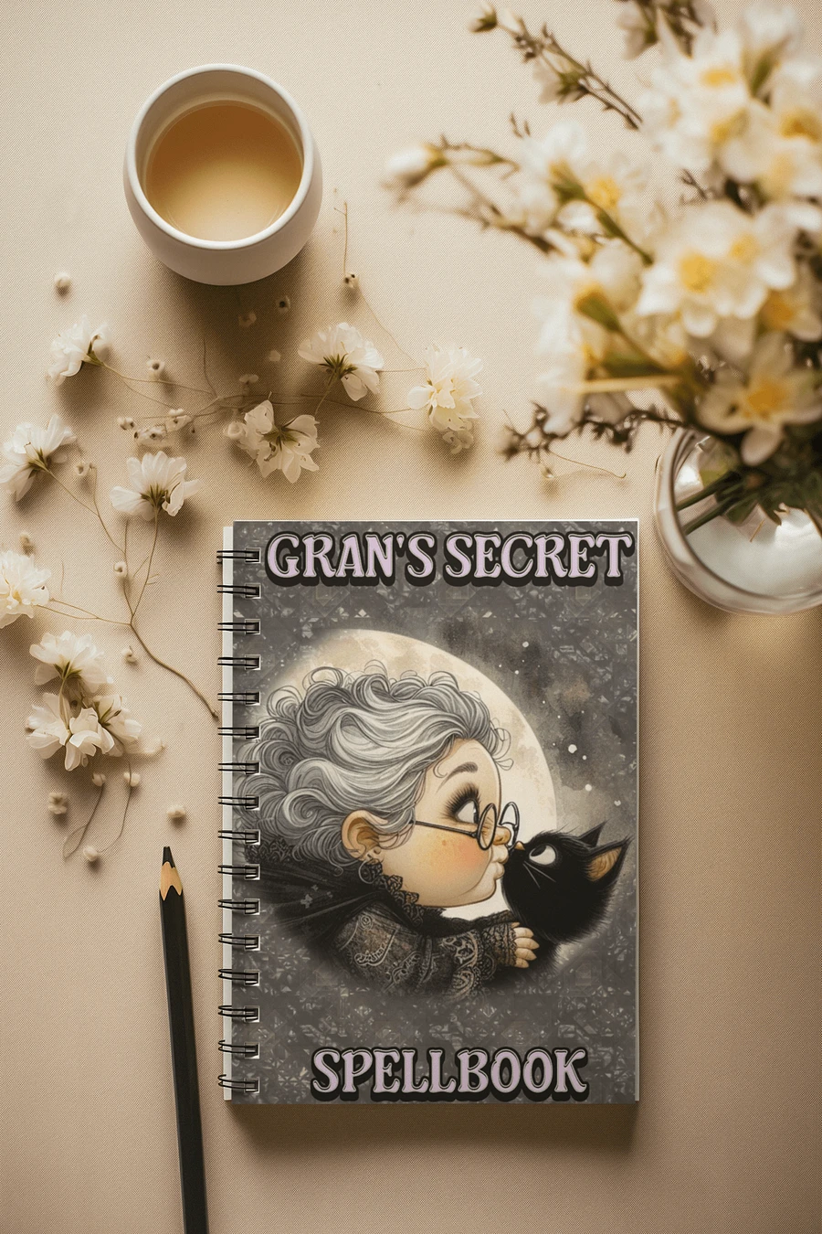 Gran's Secret Spellbook Spiral Notebook product image (3)