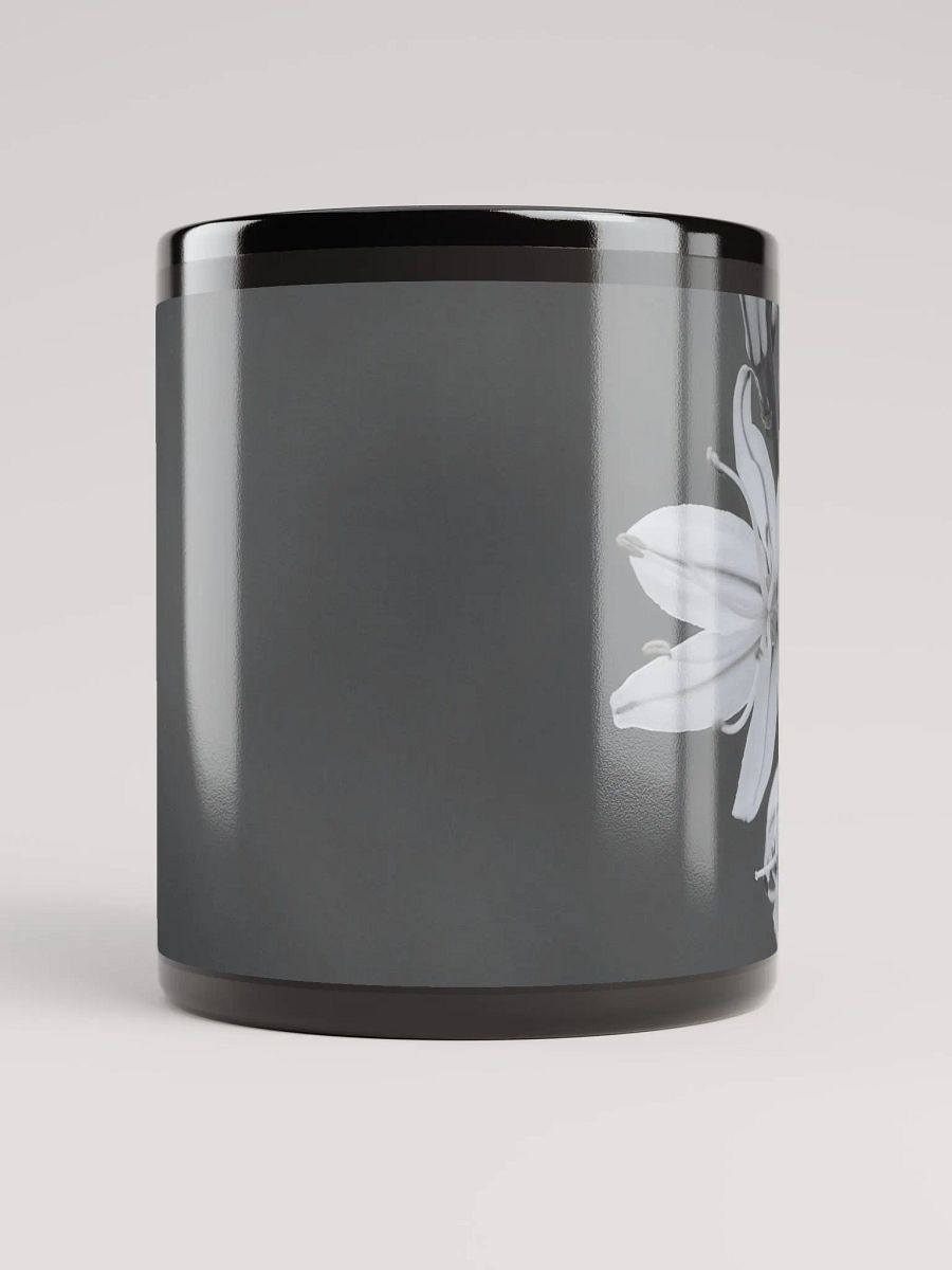 Ethereal Blooms Black Glossy Mug product image (4)
