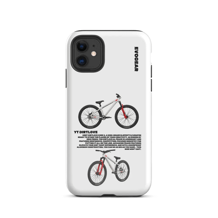 White DirtLove Core 2 iPhone Case product image (2)