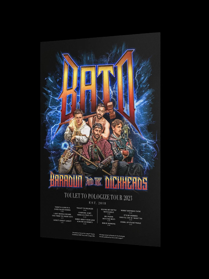 BATD Band Poster (20 x 30 inch) product image (2)