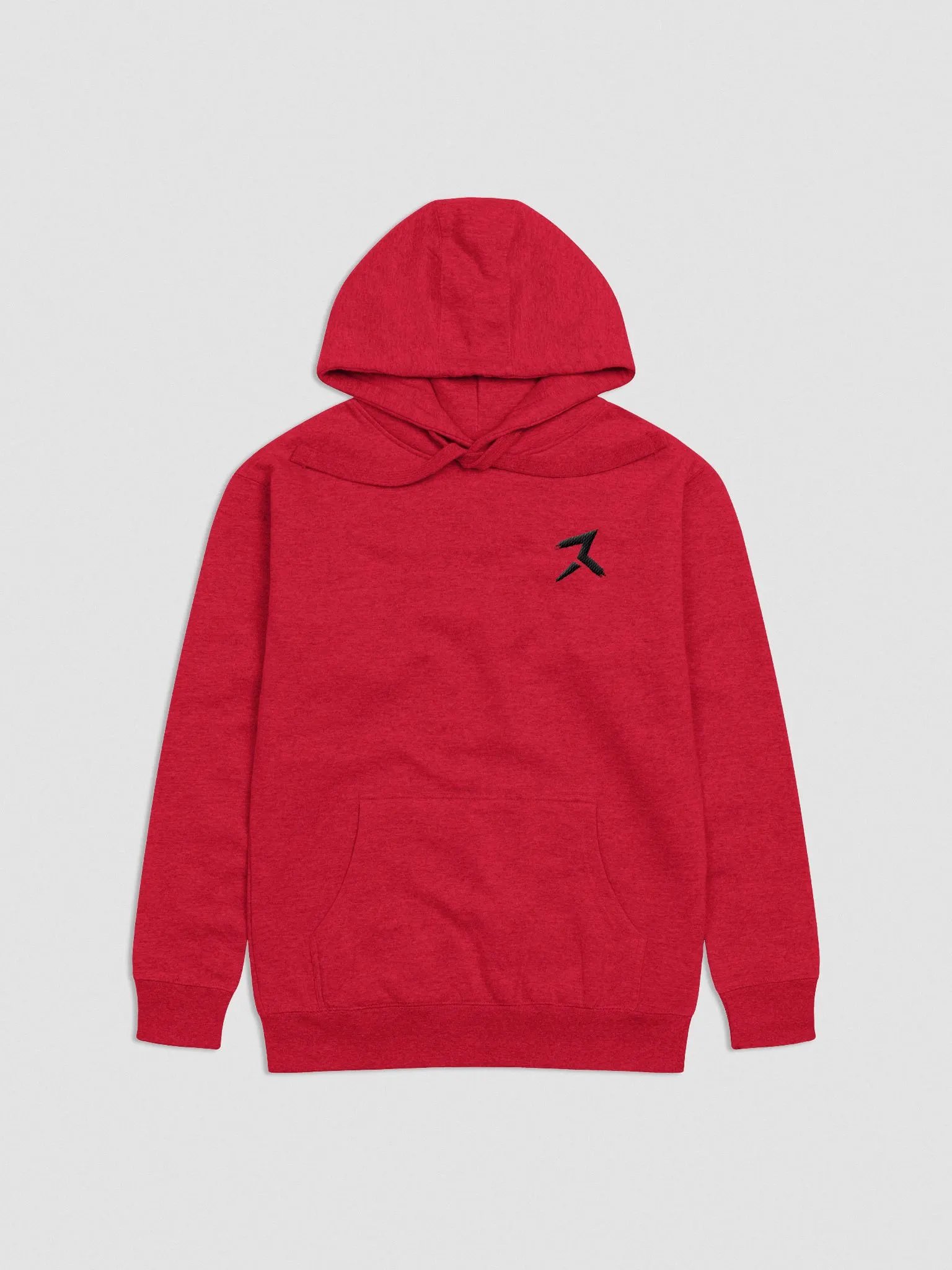 BLACK "R" PULLOVER HOODIE product image (1)
