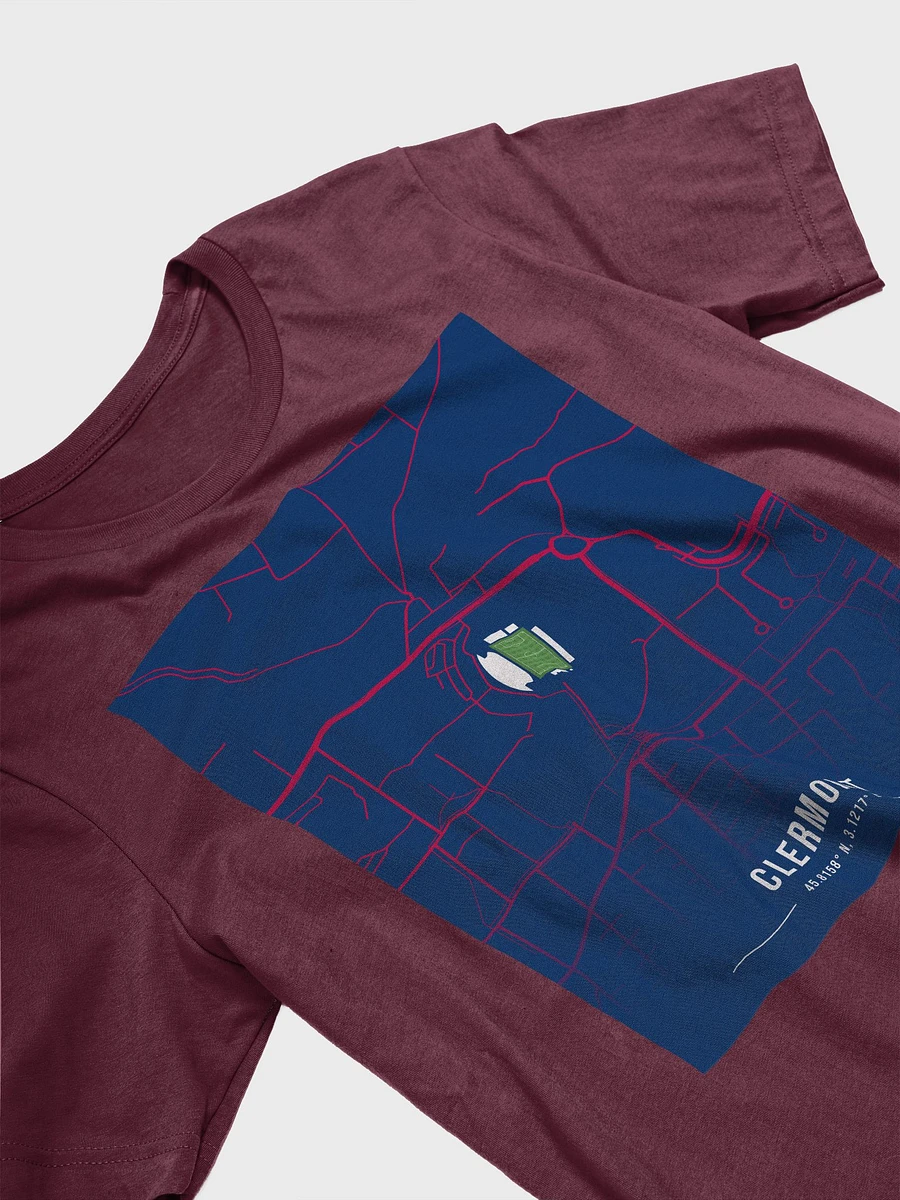 Stade Gabriel Montpied Map Design T-Shirt product image (2)