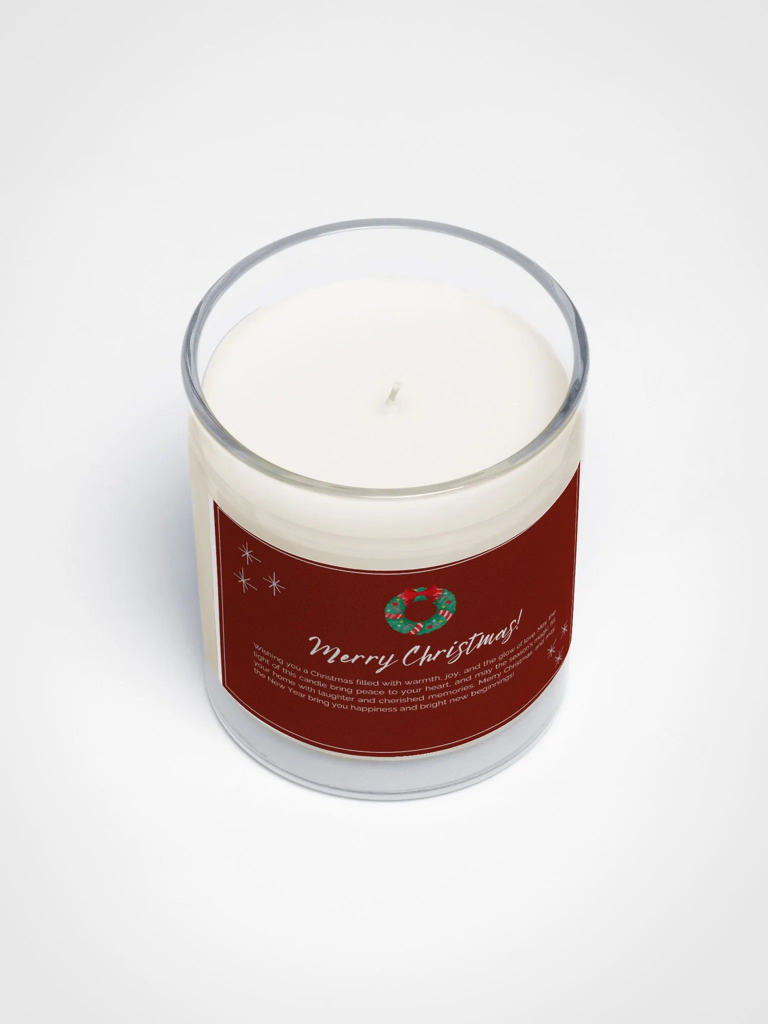 Merry Christmas Soy Wax Candle product image (3)