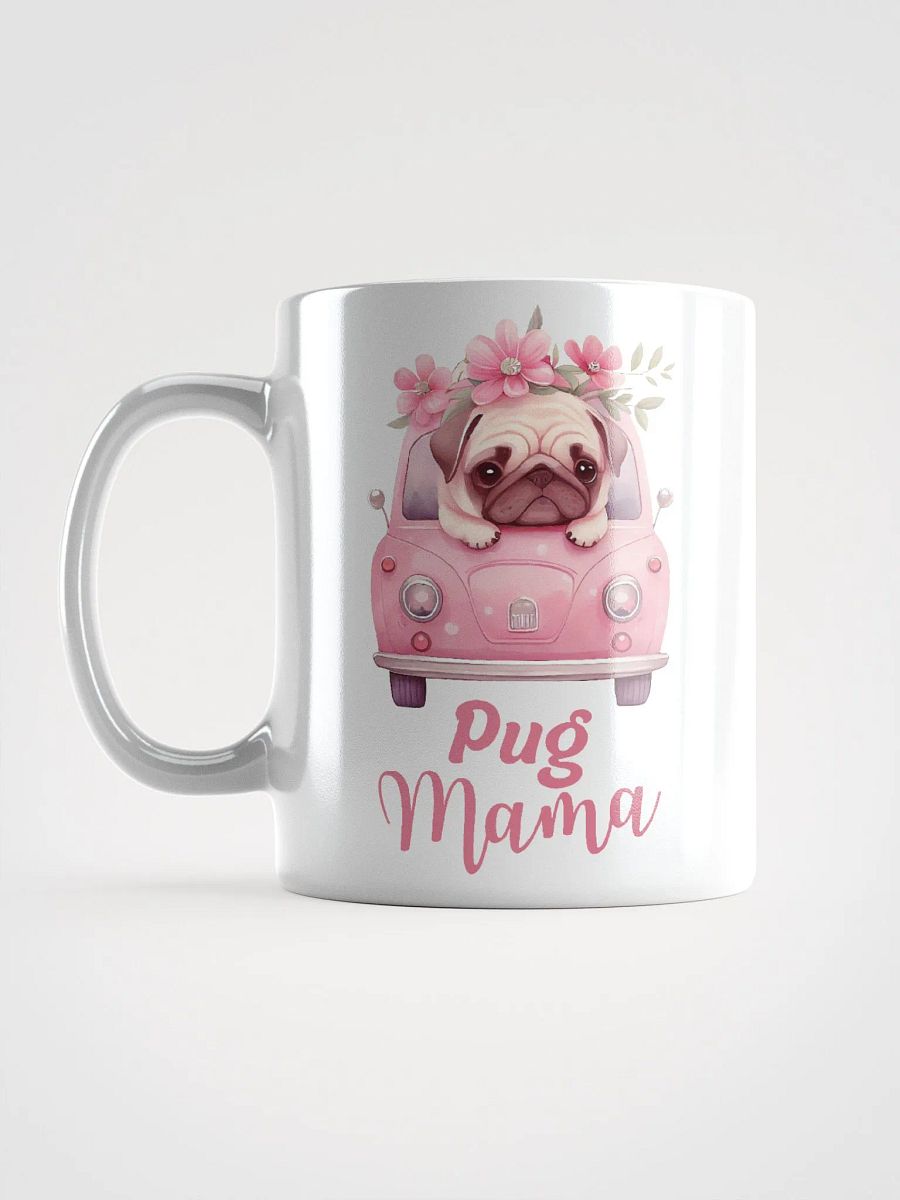 Pug Mama White Glossy Mug product image (6)