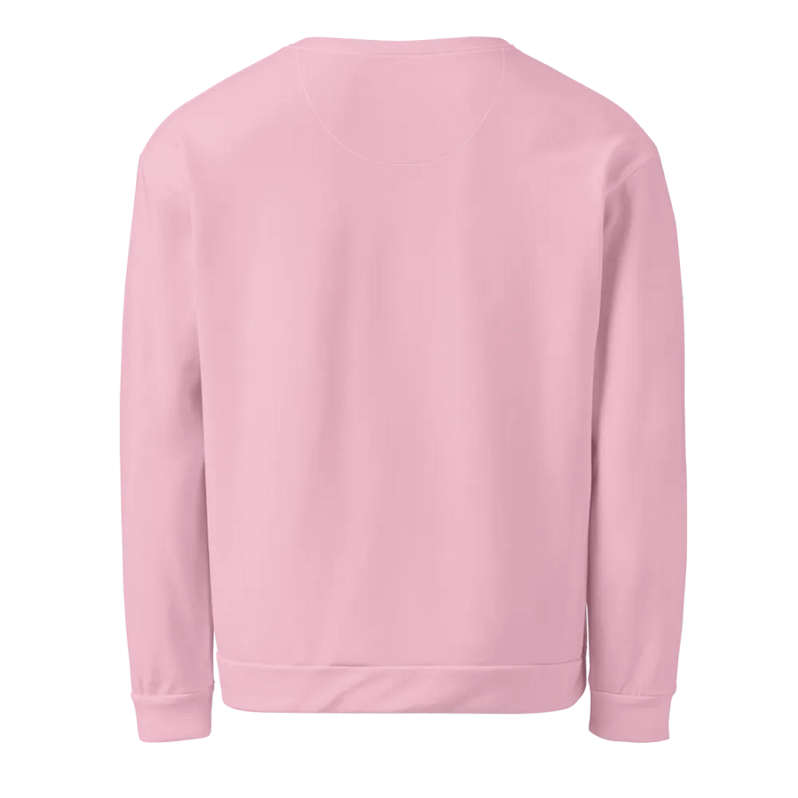 Plain Light Pink Soft Summer Unisex Recycled Polyester Heavyweight Premium Sweatshirt by Treasure Pie product image (2)