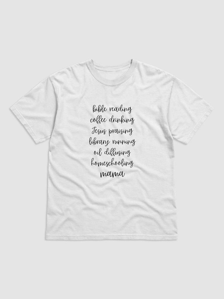 Bible Reading Homeschool Mama Tee product image (13)