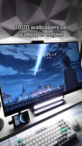ALL WALLPAPERS 🔗 IN BIO

Wallpaper Engine is on Steam. Rainmeter tutorial for the day/date is linked in my bio @nightxparade ...