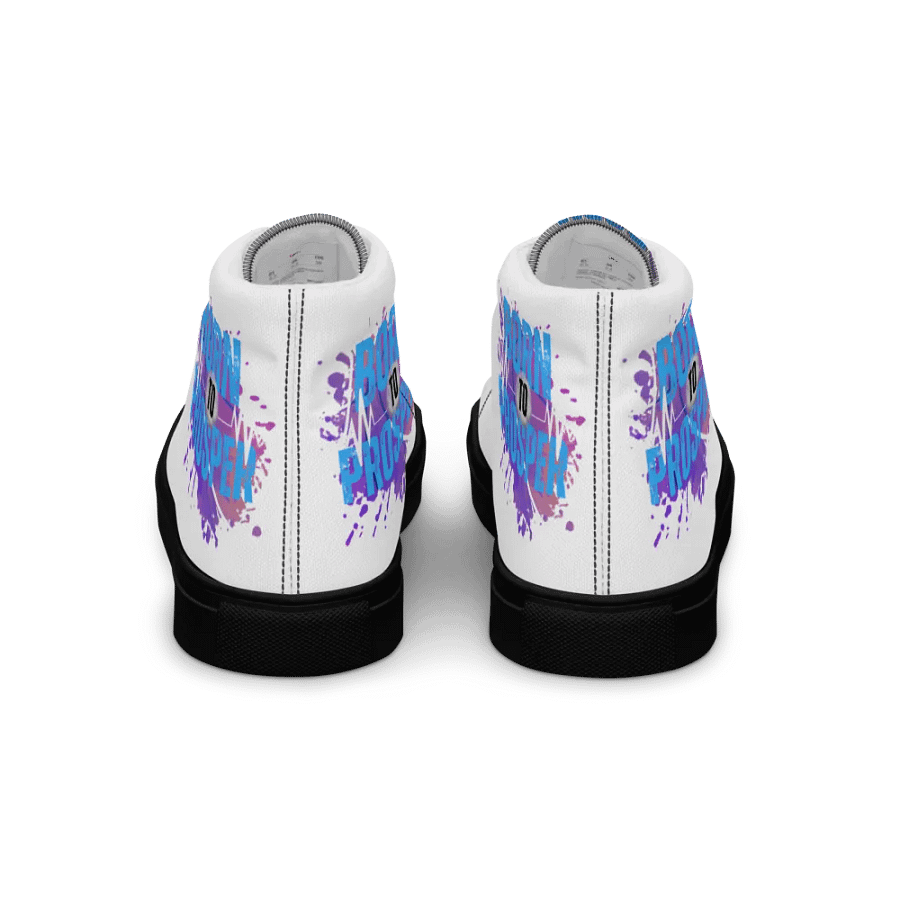 Retro Born to Prosper Splash High Tops product image (5)
