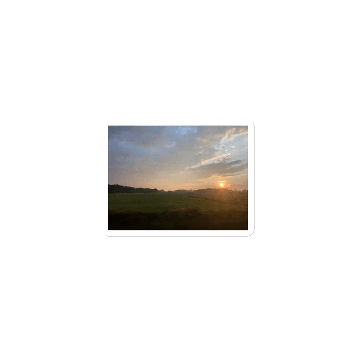 Nature Hazy Evening Die-Cut Magnet product image (1)