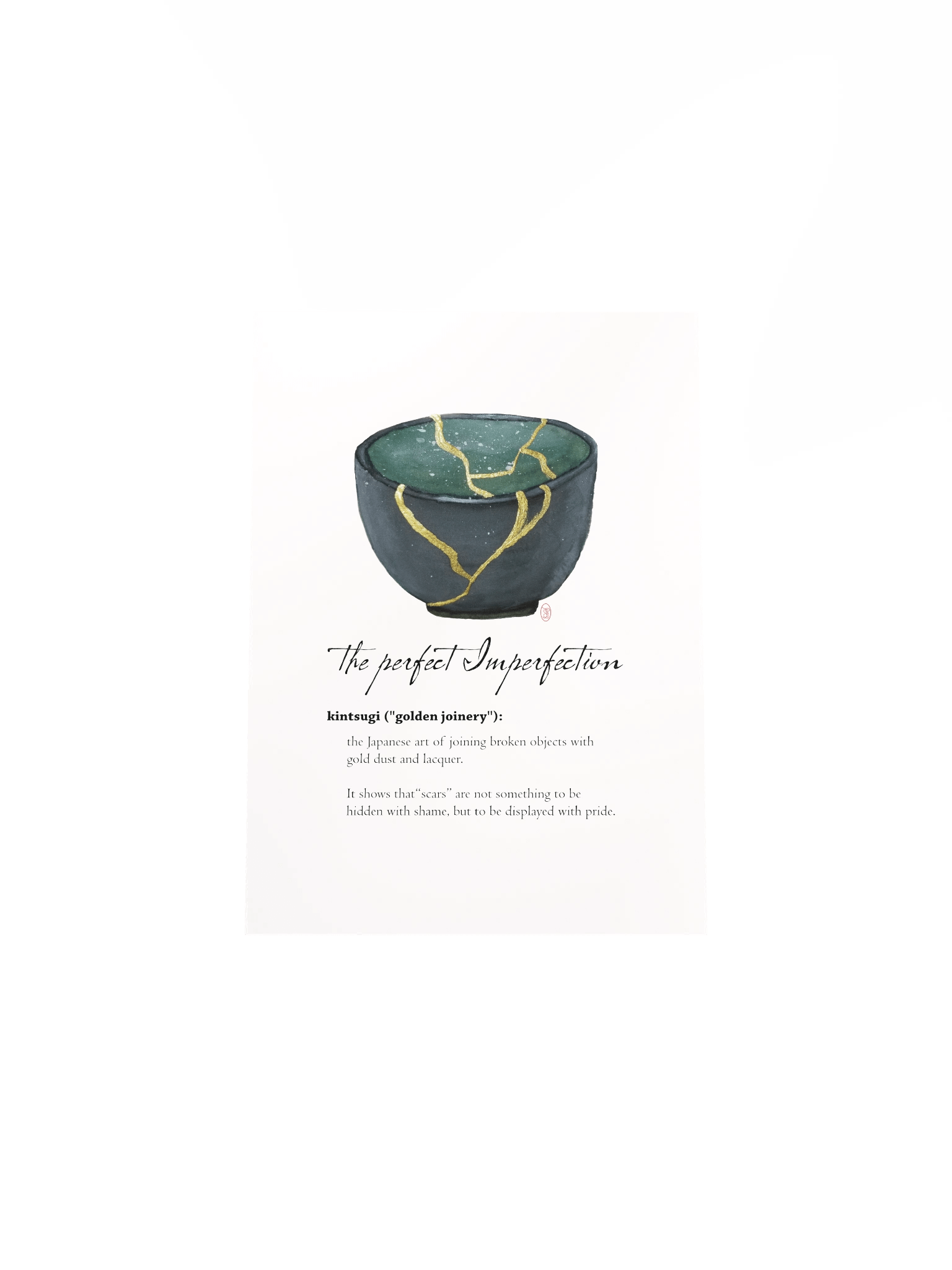 KINTSUGI - dark green cup product image (11)