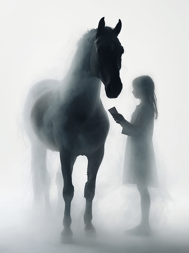 Shadowplay Silhouette Framed Poster product image (1)