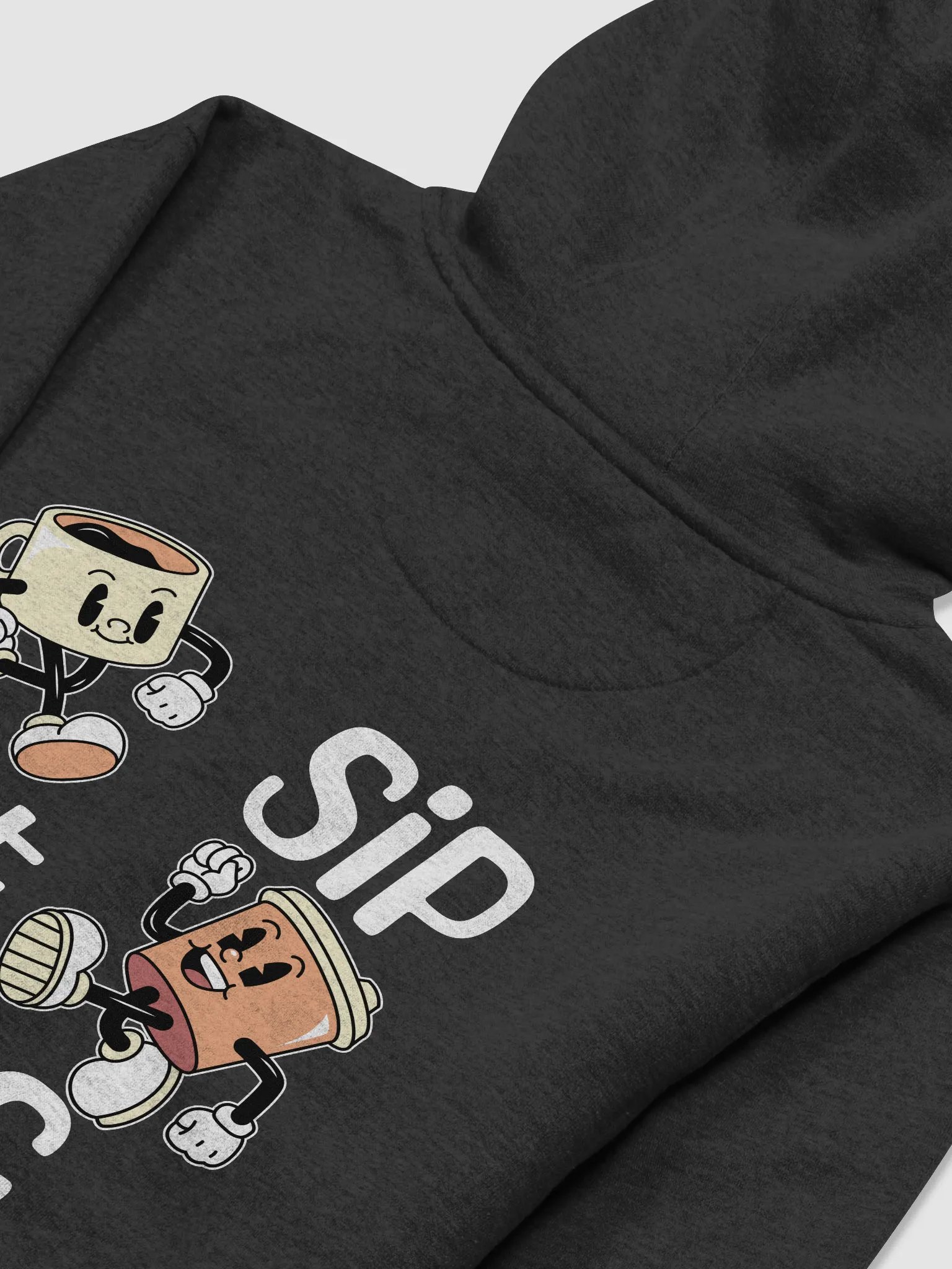 SIP THAT THANG COFFEE HOODIE - PRINT ON BACK product image (2)