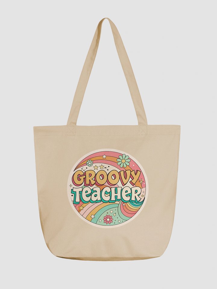 Groovy Teacher Tote Bag product image (1)