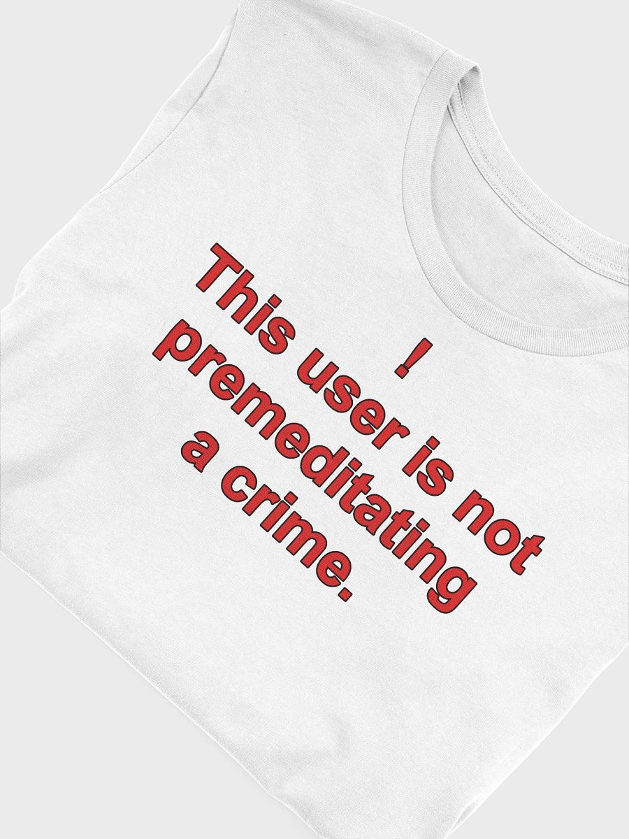 Premeditated Crime Cotton T-Shirt product image (26)