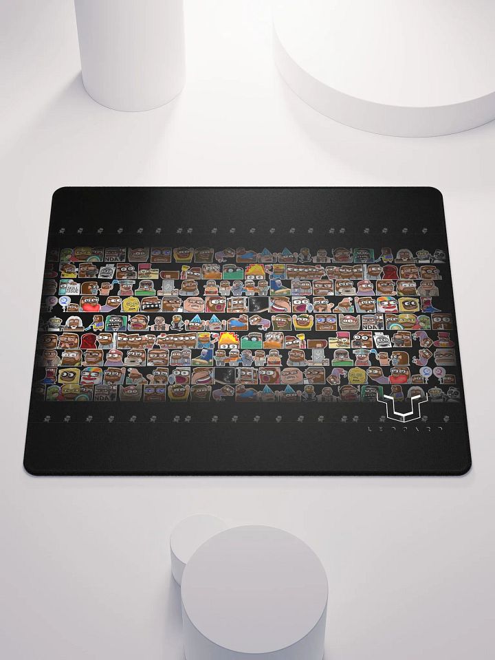 An emote collage mousepad 18x16 and 36x18 WOW product image (1)