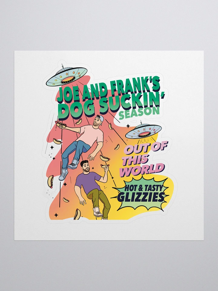Dog Suckin' Out Of This World Sticker product image (1)
