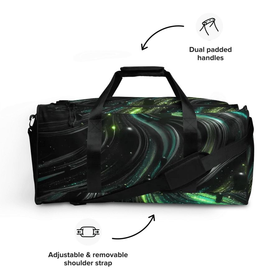 Cosmic Flow All-Over Duffle Bag product image (9)