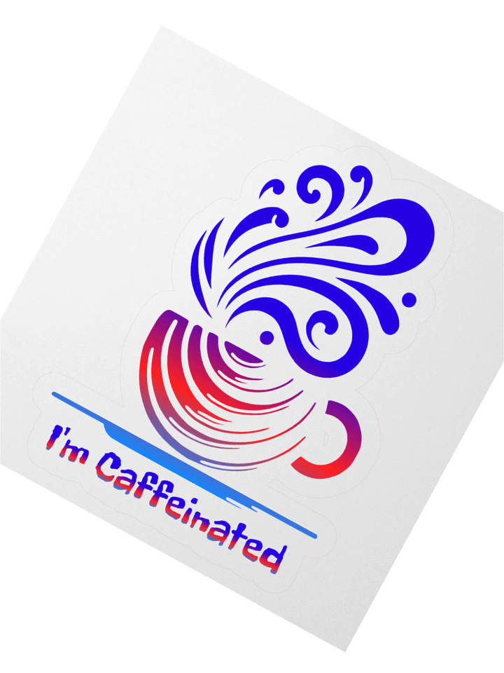 I'm Caffeinated Kiss Cut Stickers product image (6)