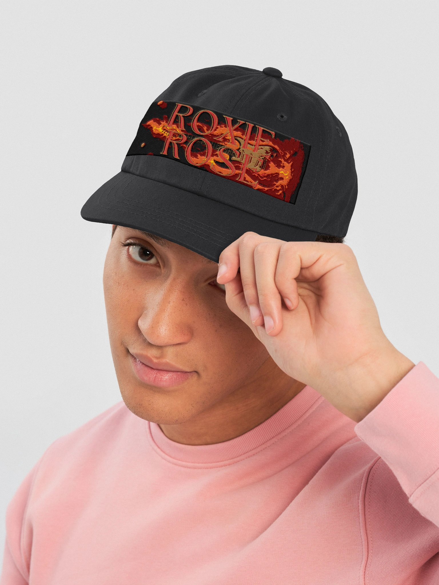 Roxie Rose Guitar Flames Hat product image (5)