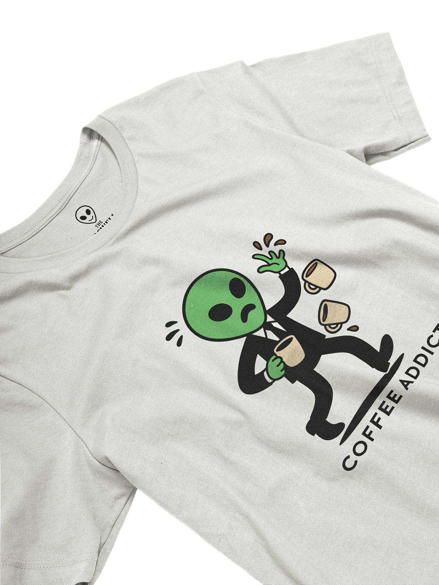 Coffee Addict Roswell Alien Unisex T-Shirt product image (27)