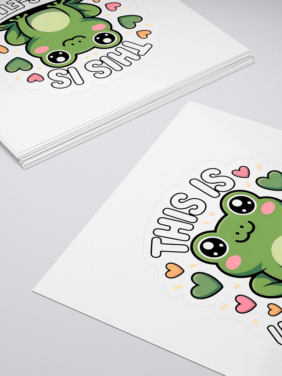 Un-FROG-ettable Kiss Cut Stickers product image (4)