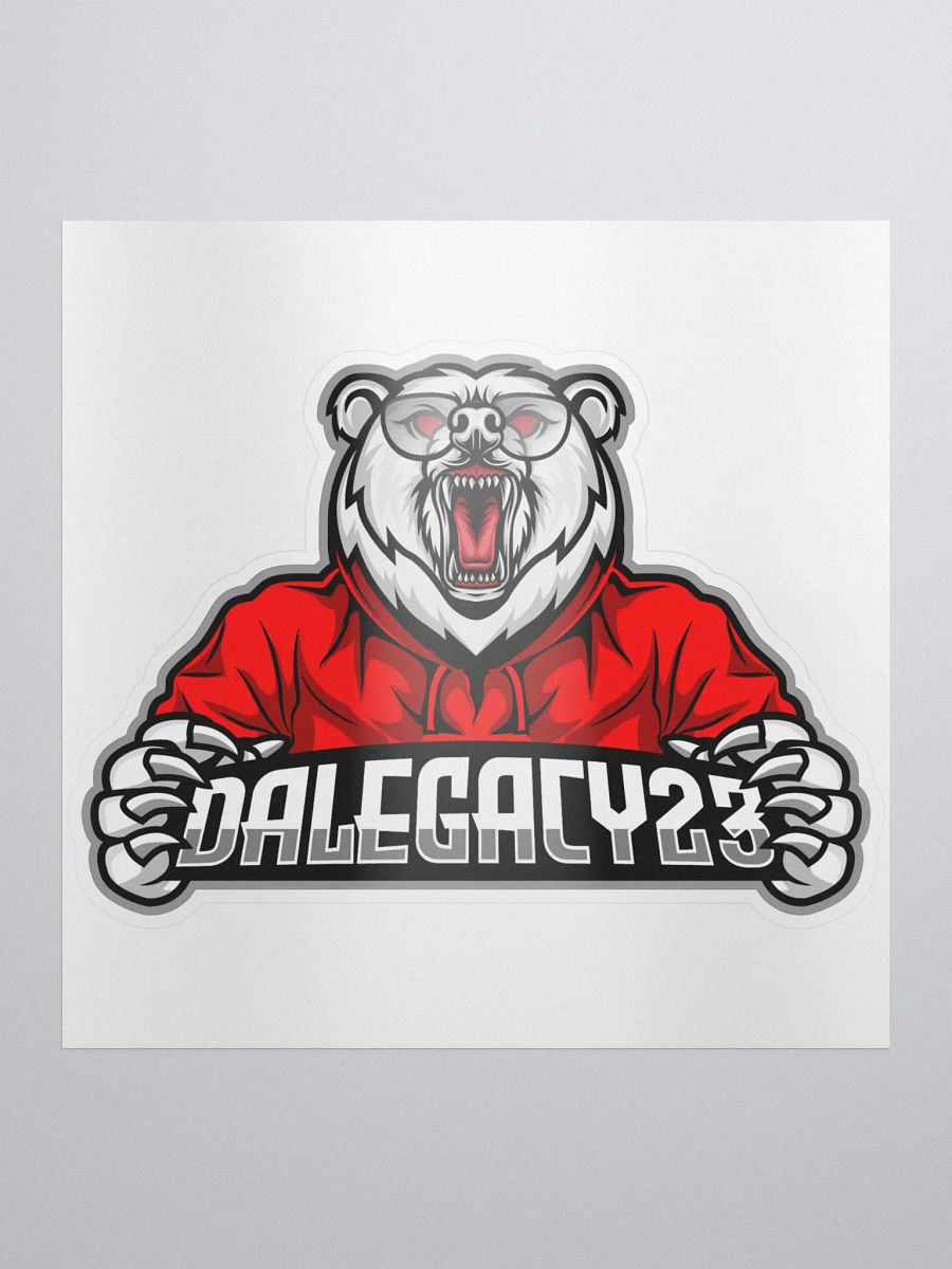 DaLegacy23 White Logo Sticker product image (3)