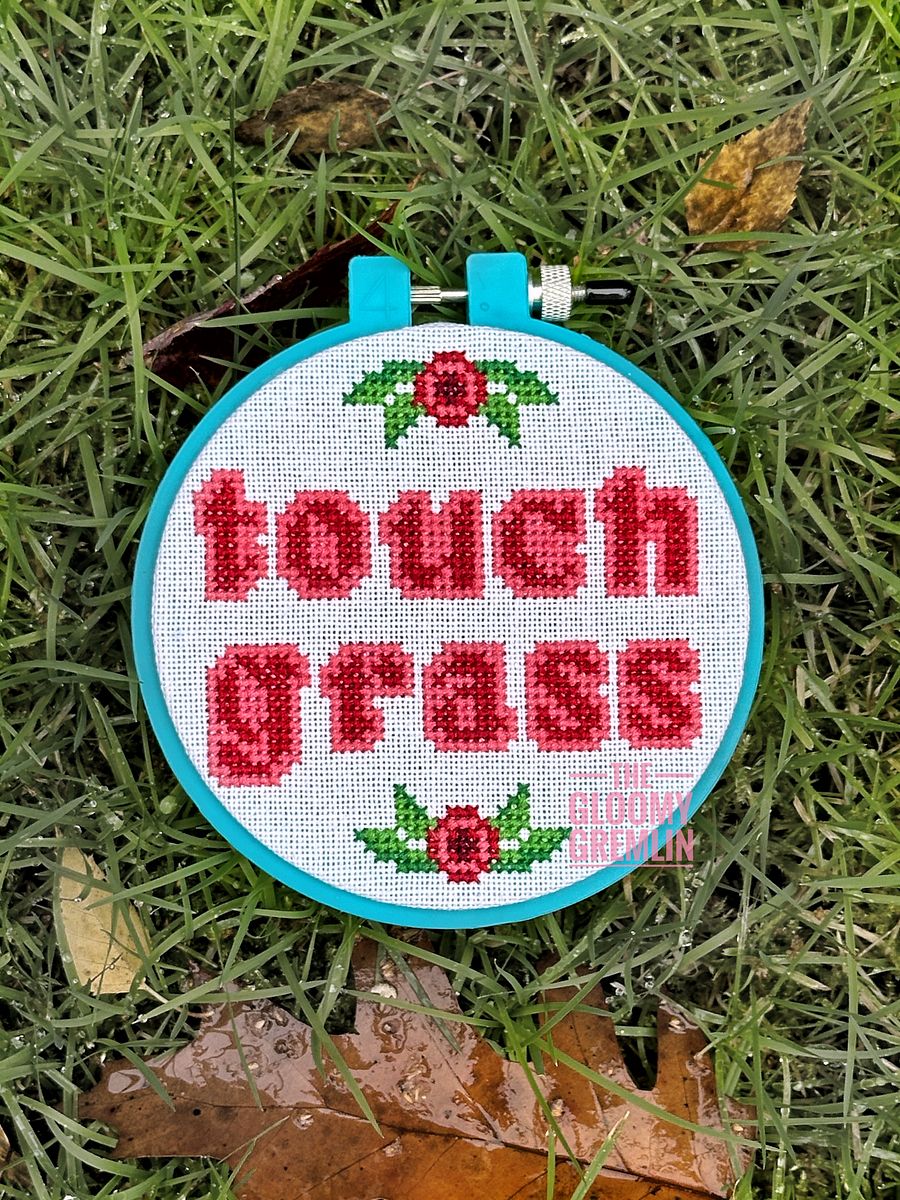 Touch Grass - Cross Stitch Kit product image (3)