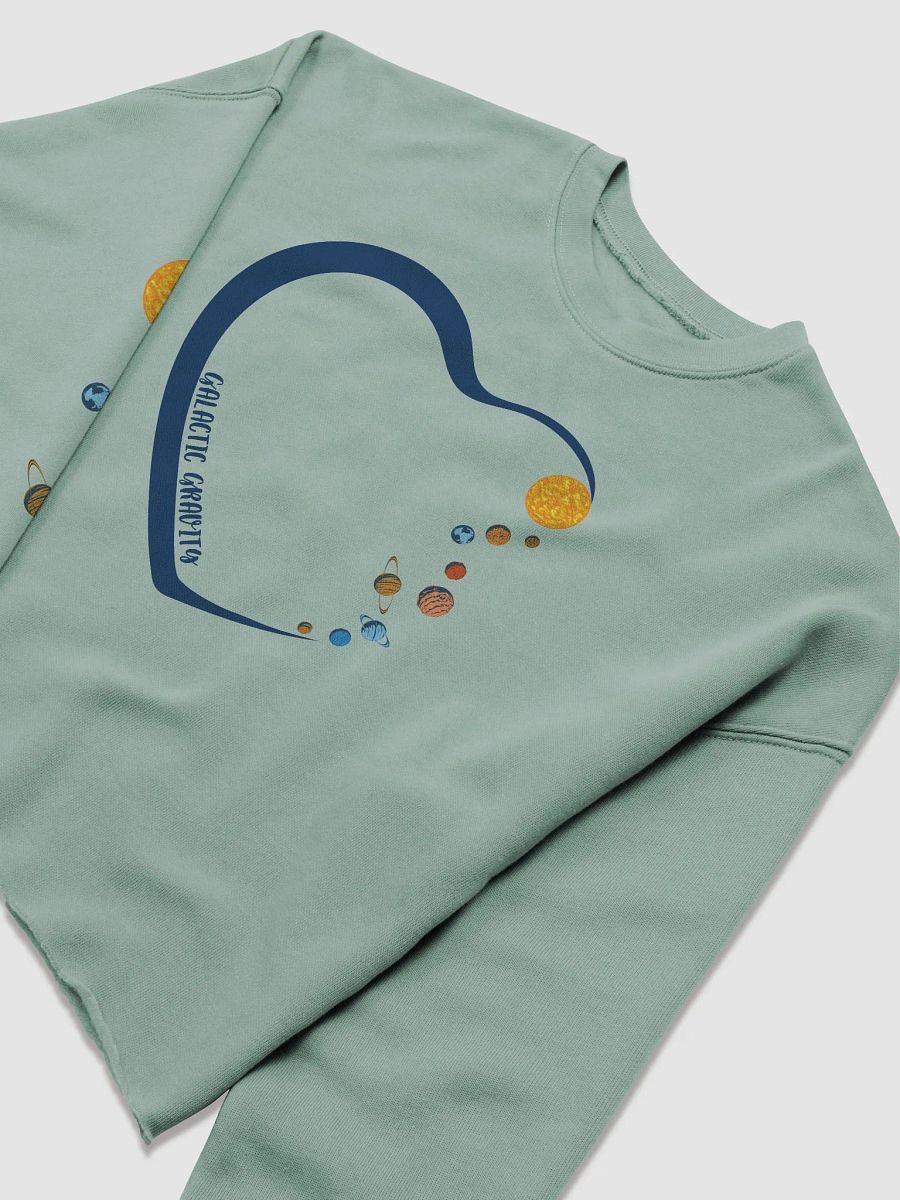 Heart Galactic Gravity Astrology Solar System Zodiac Quantum Physics Cozy crop top! Astrology gift! product image (5)