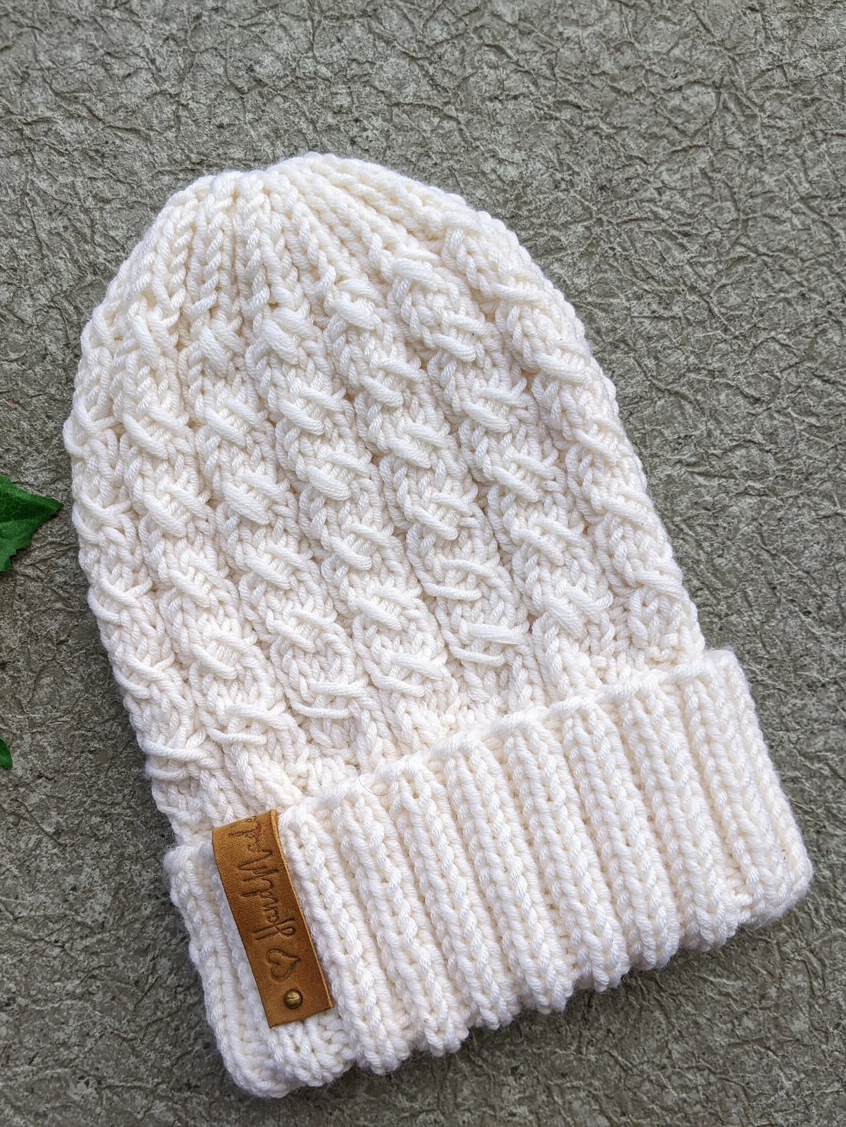 Knit Lunar Cable Hat Pattern product image (3)
