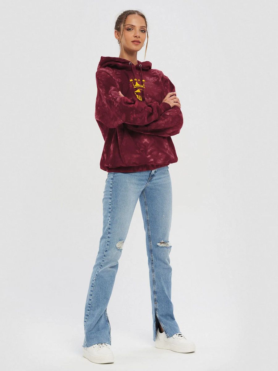 King and crown embroider tiedie hoodie product image (16)