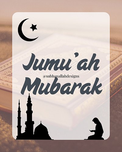 ✨ Jumu’ah Mubarak!
May your heart feel light, your du’as flow freely, and your recitation of Surah al-Kahf be full of meaning...