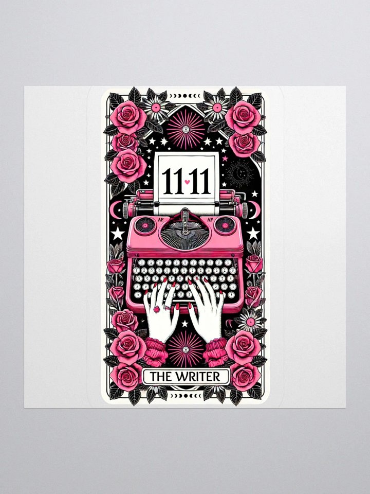The Writer Tarot Card Sticker product image (1)