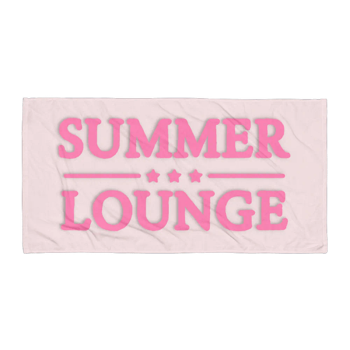 SUMMER LOUNGE PINK TOWEL - Handtuch Summer Lounge Pink product image (2)