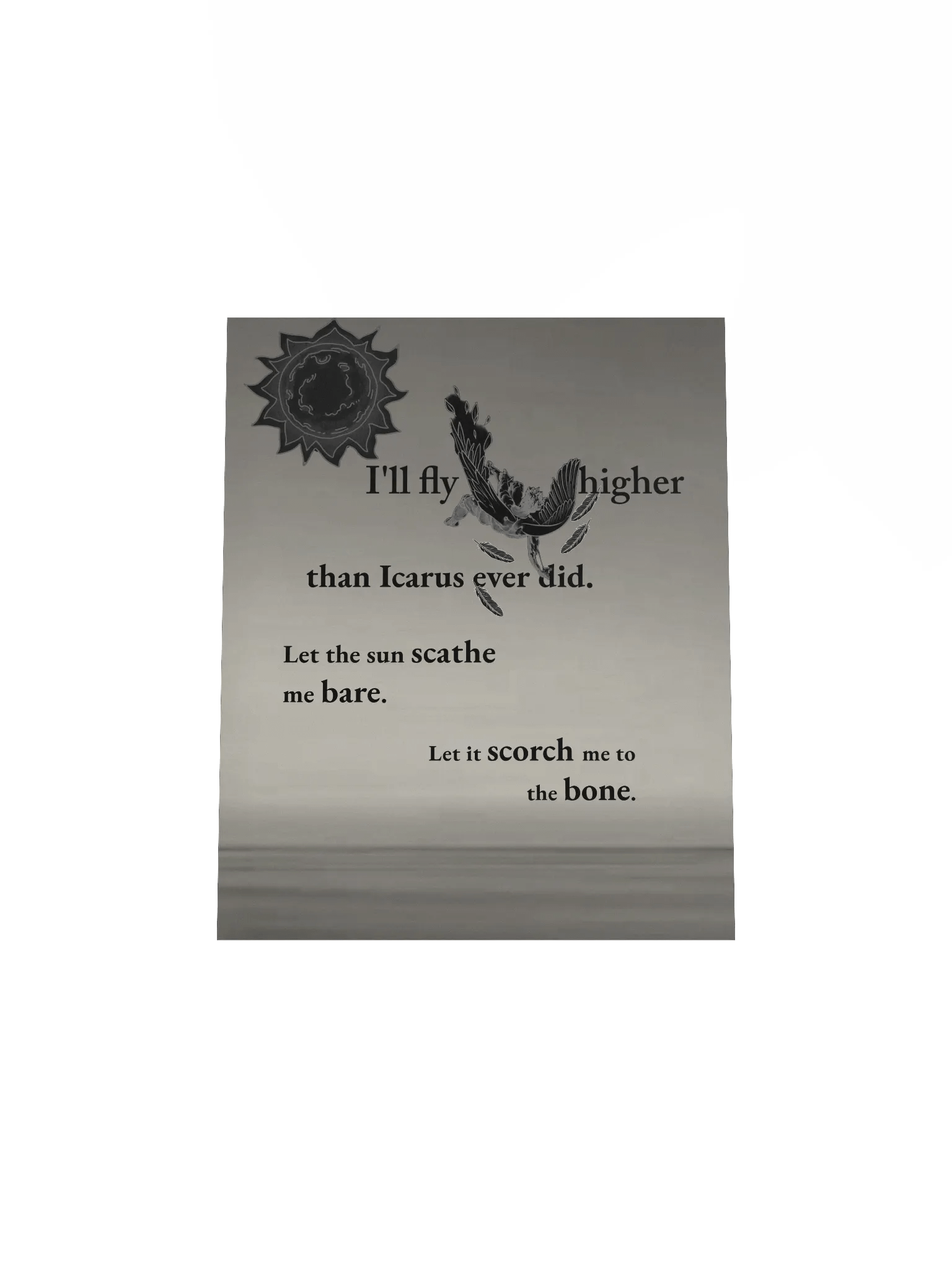 Icarus: "I'll fly higher" poster product image (4)