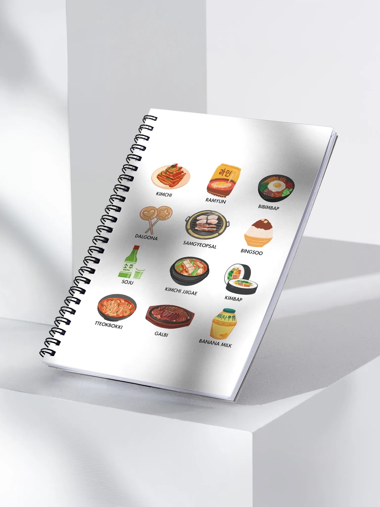 K-Food Lover's Spiral Notebook product image (3)