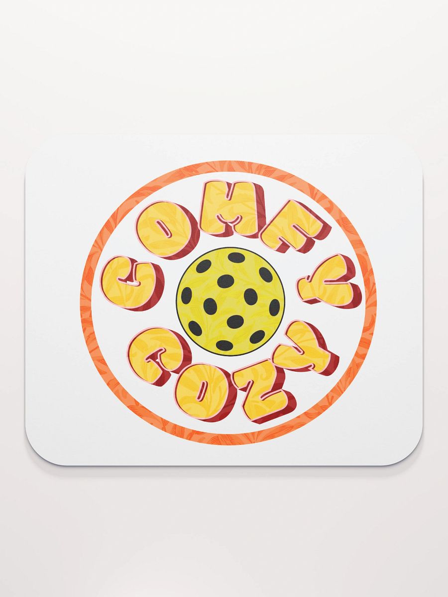 Comfy Cozy Pickleball Circle Vibes Mouse Pad product image (1)
