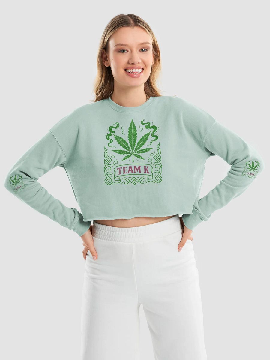 Team K V-7 Crop Sweatshirt product image (9)