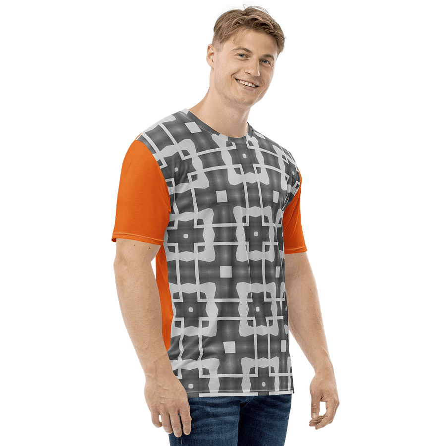 Gridlock Echo – Ember Pulse Edition Men's Tee product image (4)