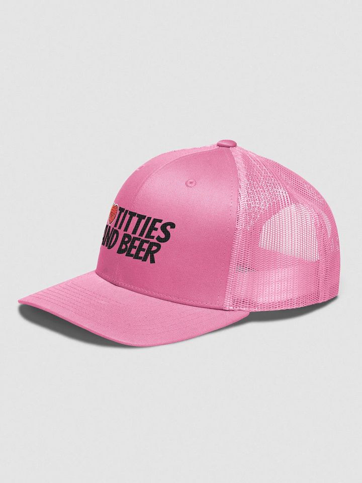 I <3 TITTIES AND BEER HAT PINK product image (2)