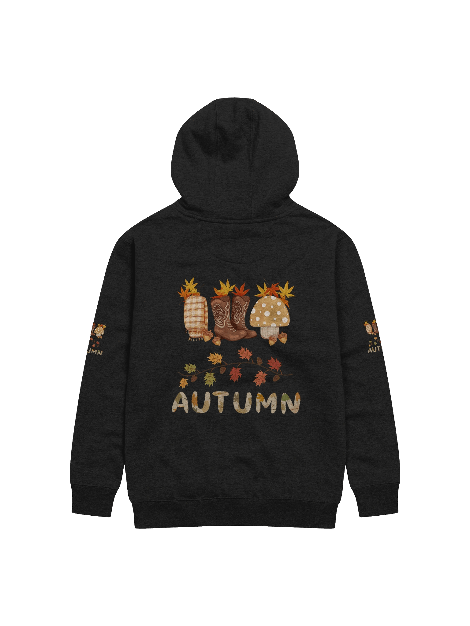 "Cozy Autumn Hoodie with Seasonal Fall Design" product image (14)