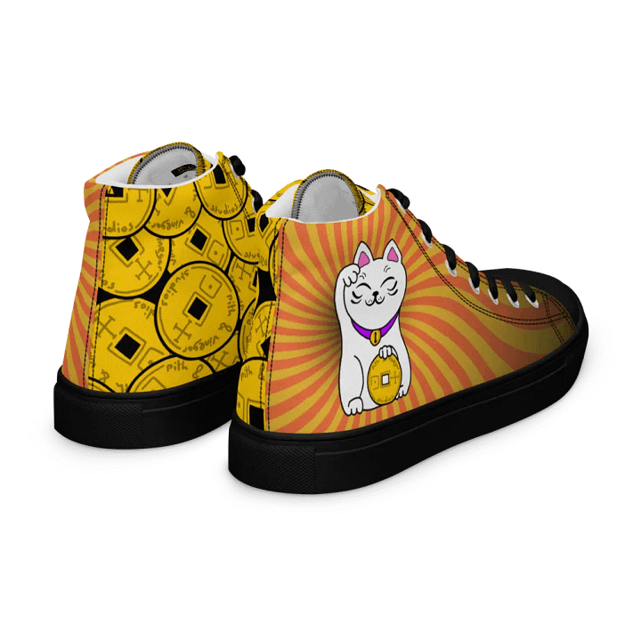 Maneki neko womans high tops product image (2)