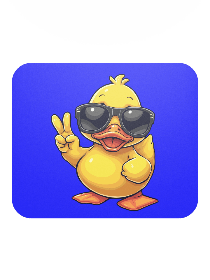 Cool Rubber Duckie Mousepad product image (1)