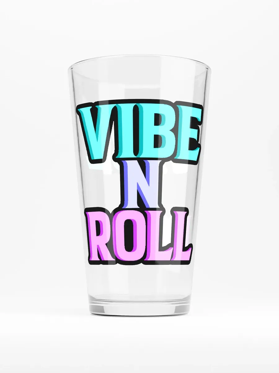 Vibe n Roll Pint Glass product image (1)