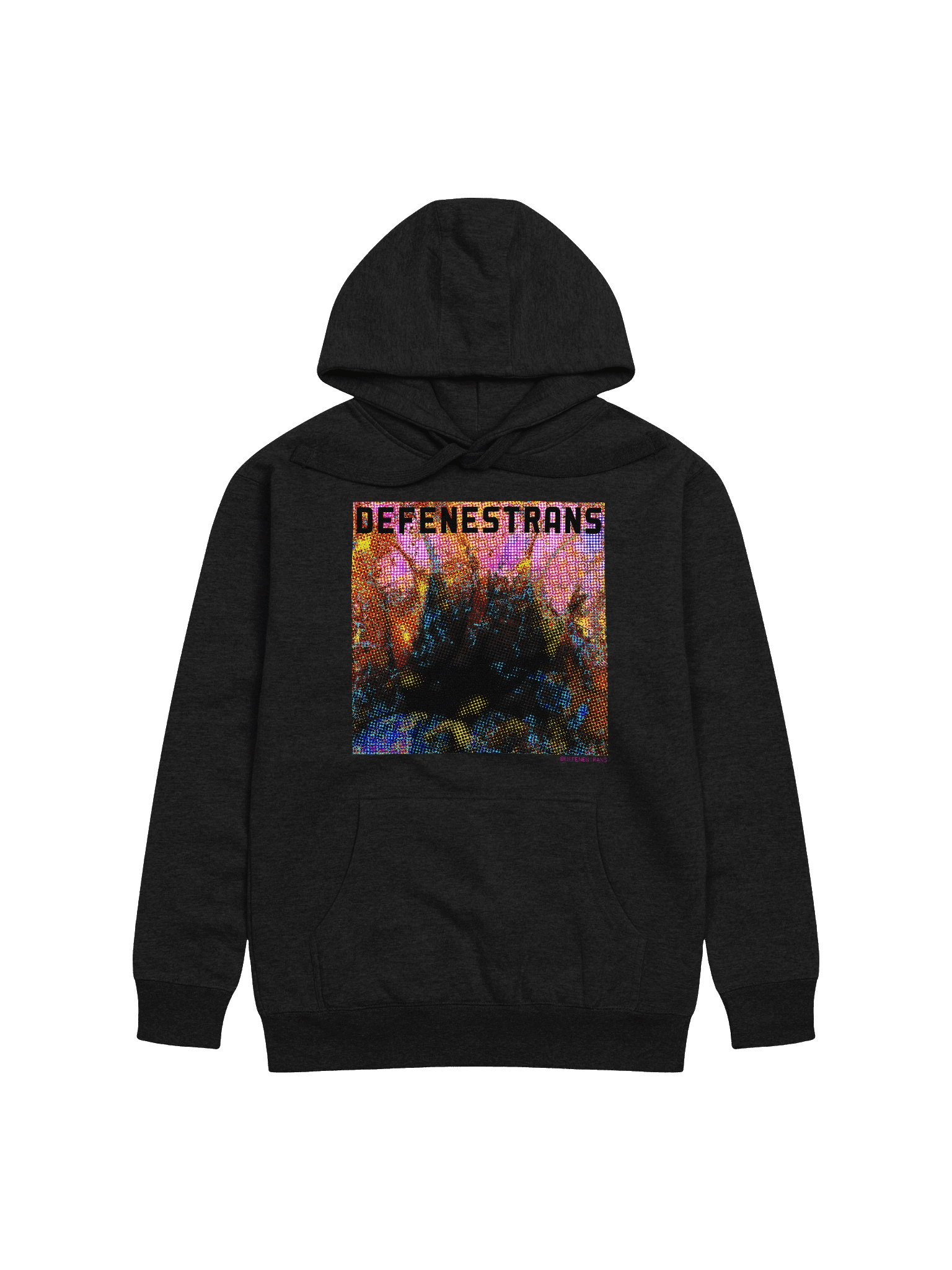 Defenestrans "glow" logo hoodie product image (3)