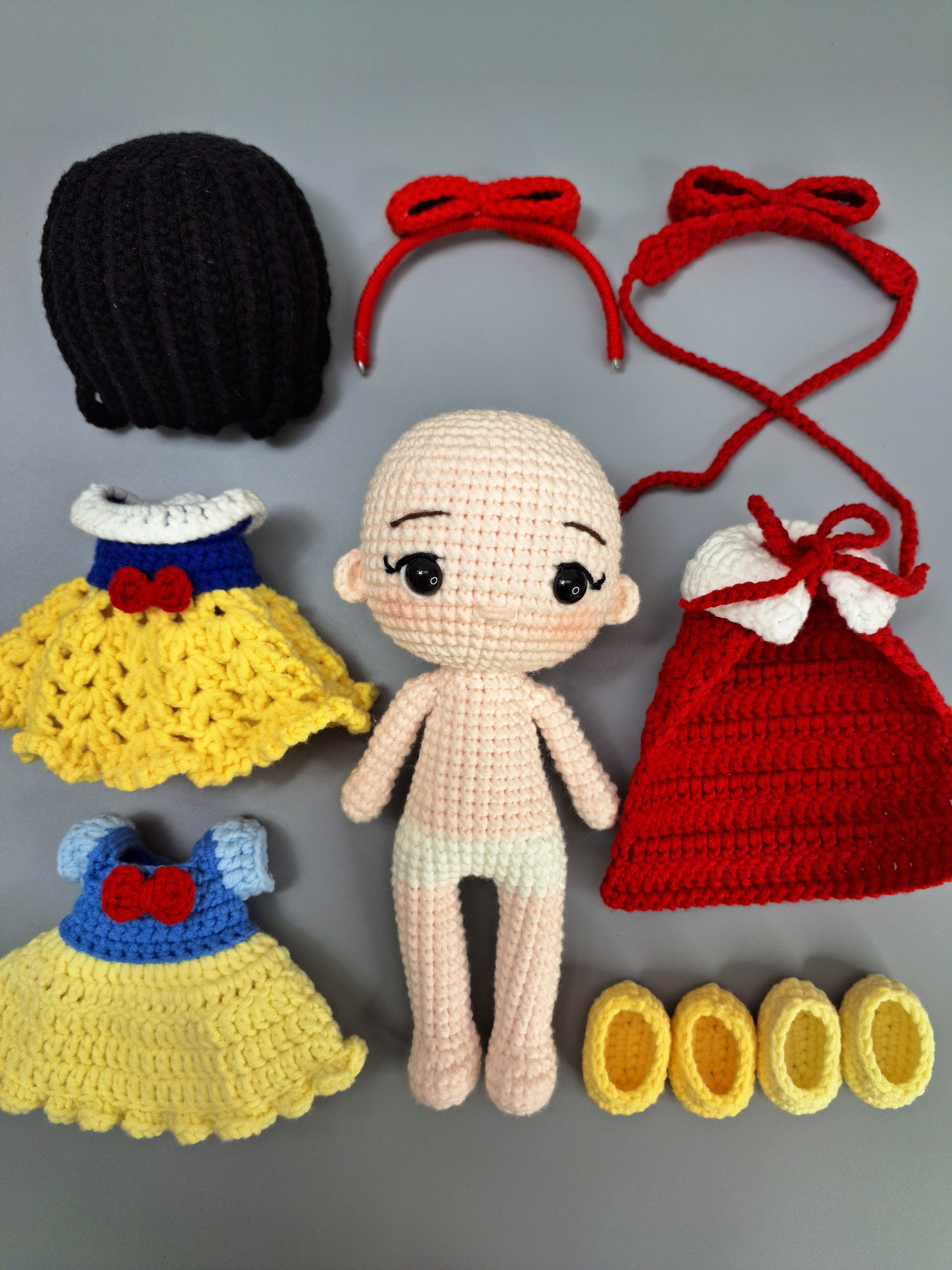 PDF -♡- Doll Dress Up & Transformation -♡- Princess Amigurumi Crochet Pattern product image (6)
